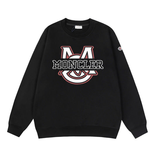 Moncler Black/White Cotton Sweatshirt