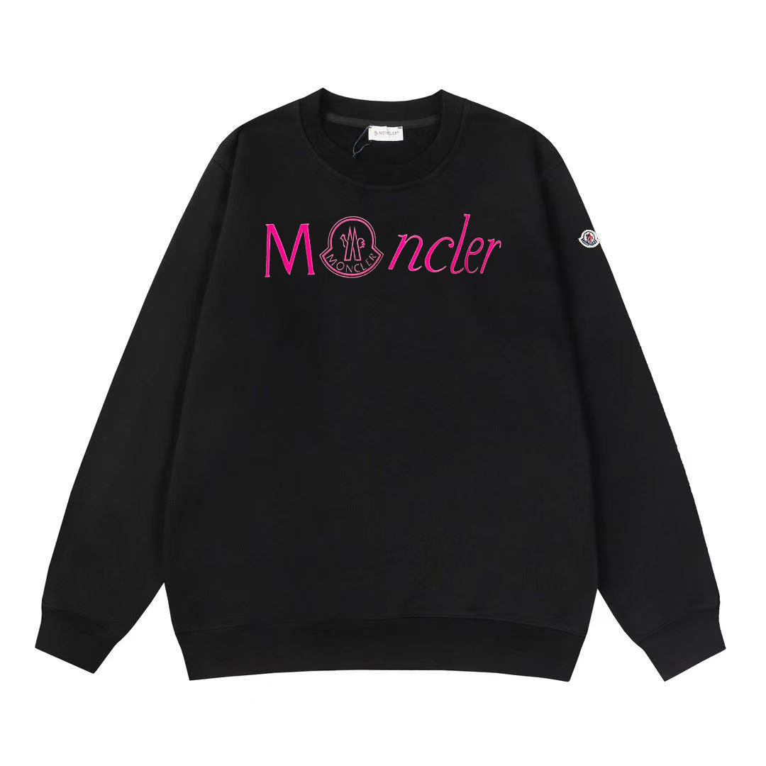 Moncler Black/White Cotton Sweatshirt