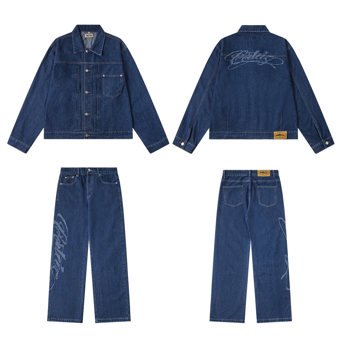 Corteiz Denim Jacket Set