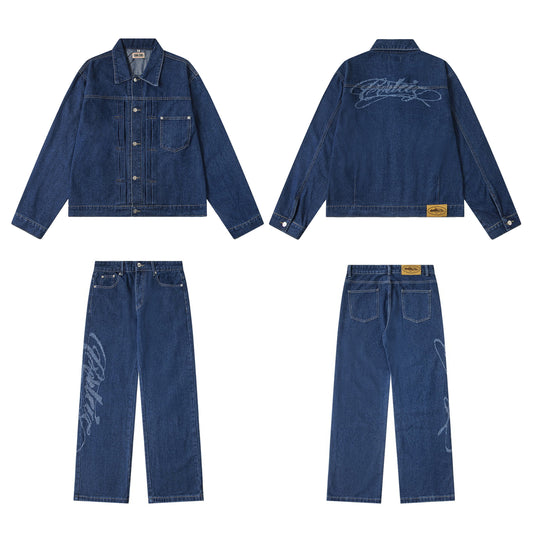 Corteiz Denim Jacket Set