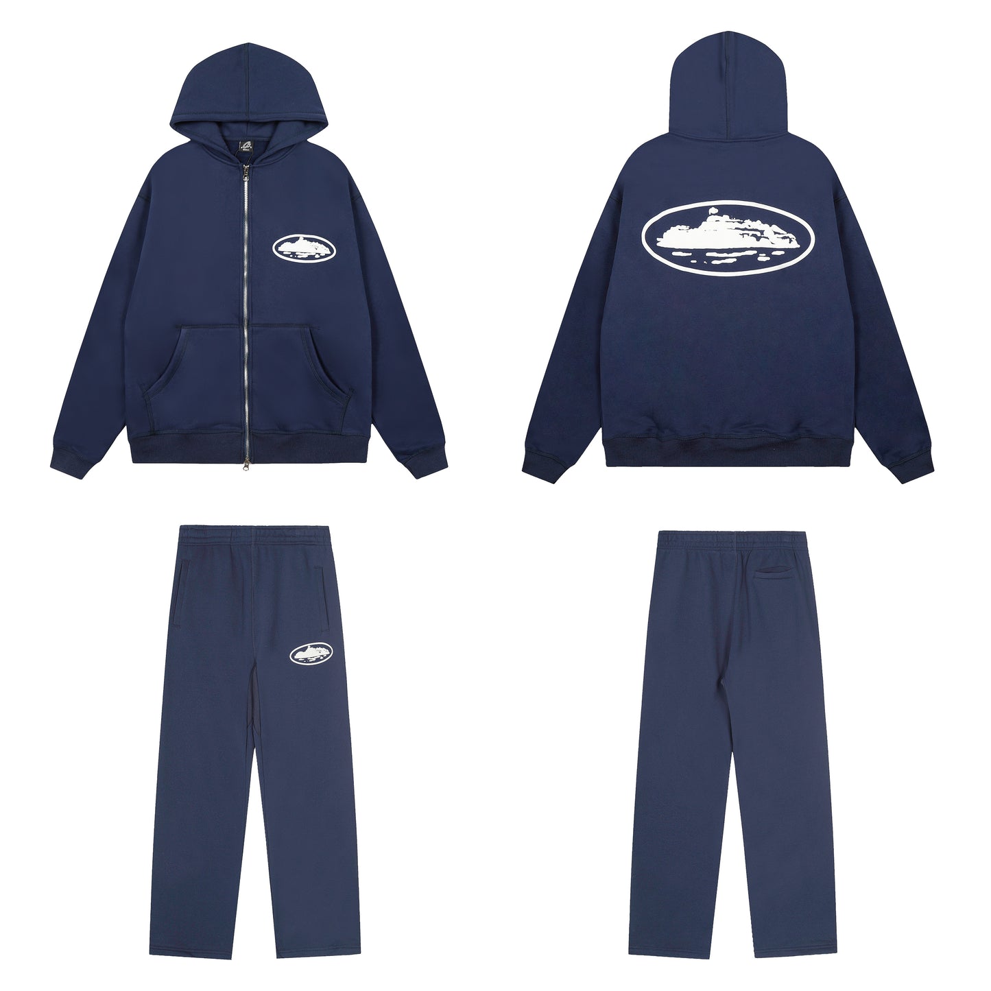 Corteiz Cotton Hooded Jacket Set