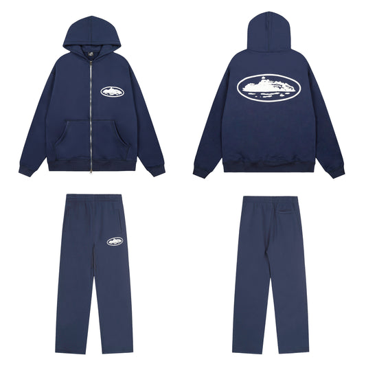 Corteiz Cotton Hooded Jacket Set
