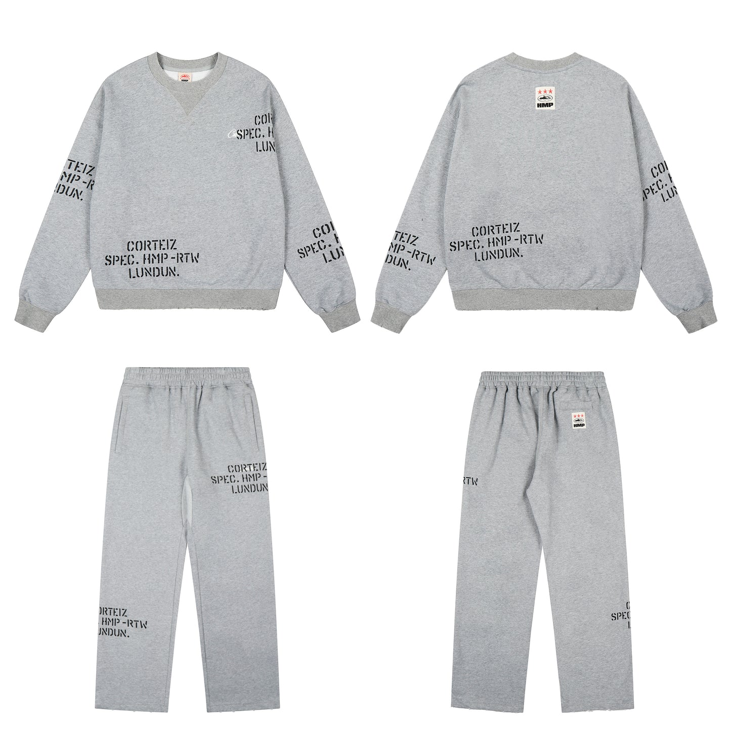 Corteiz Cotton Sweatshirt Set