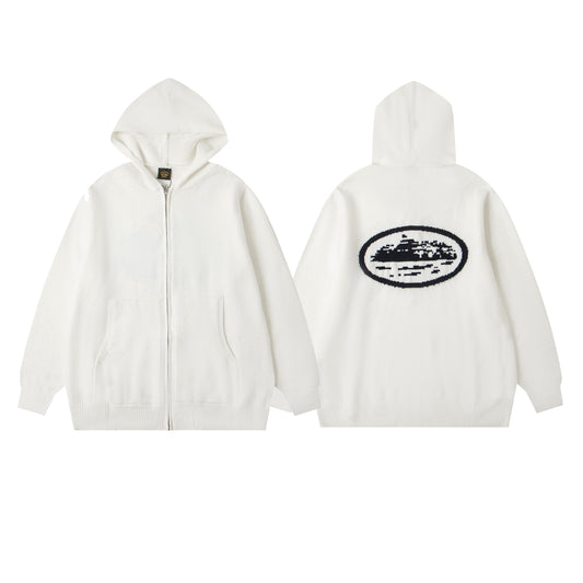 Corteiz Knit Hooded Jacket