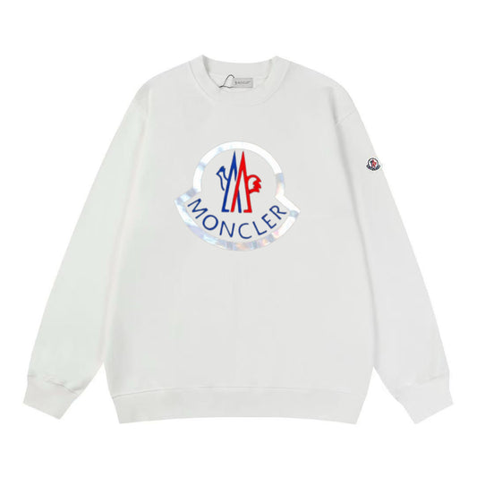Moncler Black/White Cotton Sweatshirt