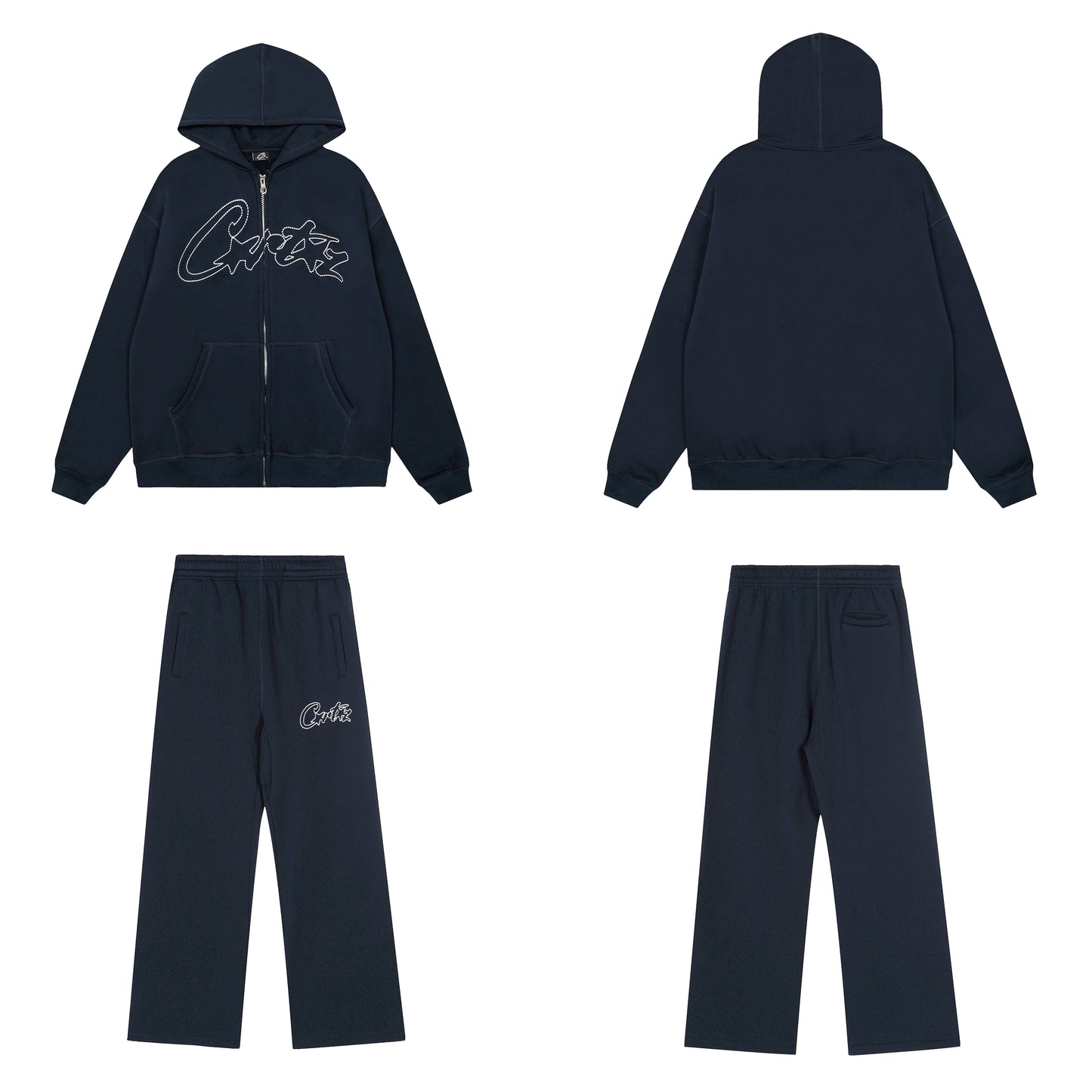 Corteiz Cotton Hooded Jacket Set