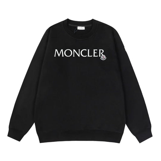 Moncler Black/White Cotton Sweatshirt