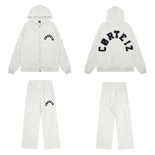 Corteiz Cotton Hooded Jacket Set