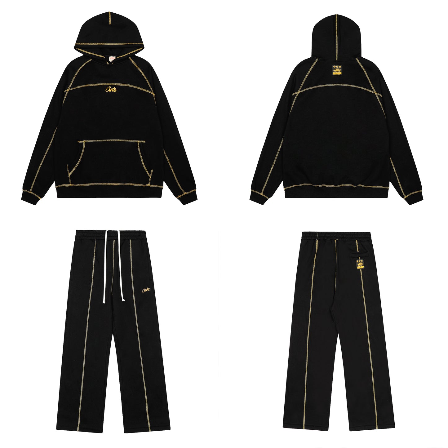 Corteiz Cotton Hoodie Set