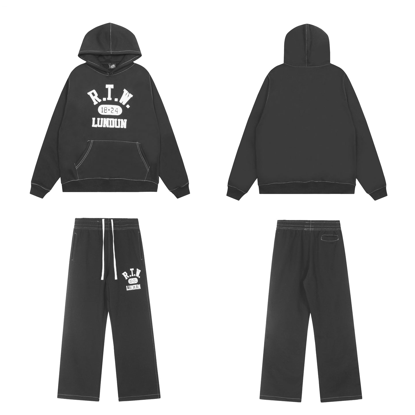 Corteiz Cotton Hoodie Set