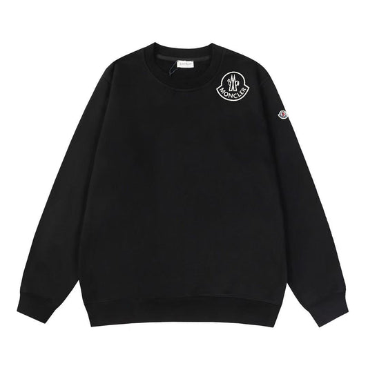 Moncler Black/White Cotton Sweatshirt