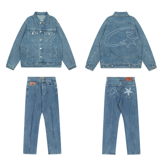 Corteiz Denim Jacket Set