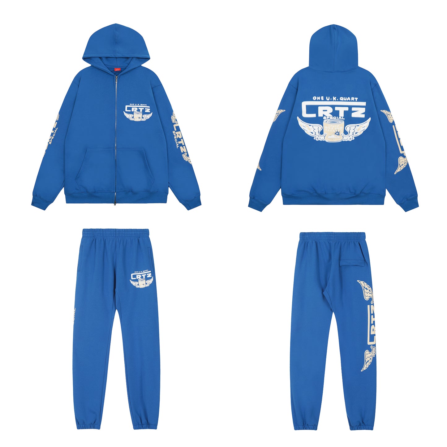 Corteiz Cotton Hooded Jacket Set