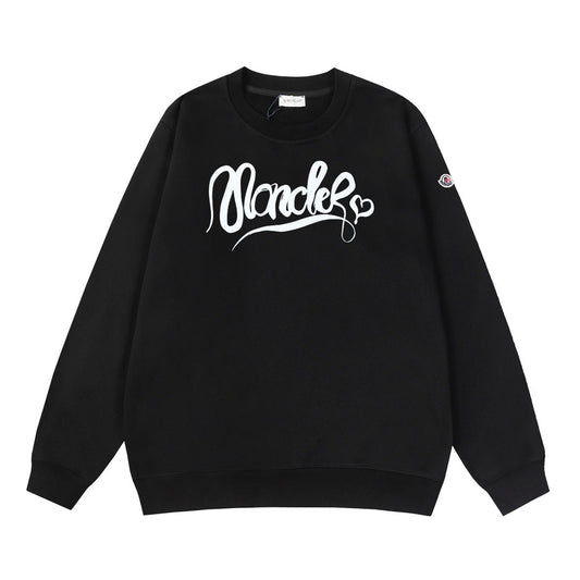 Moncler Black/White Cotton Sweatshirt
