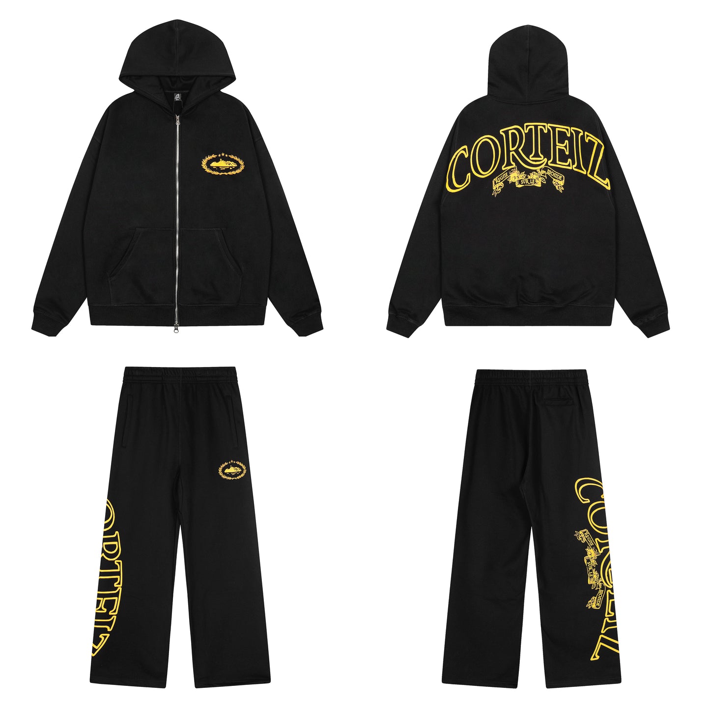 Corteiz Cotton Hooded Jacket Set