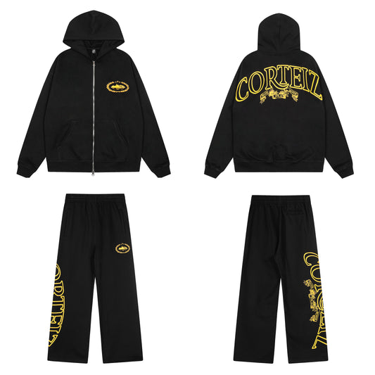 Corteiz Cotton Hooded Jacket Set