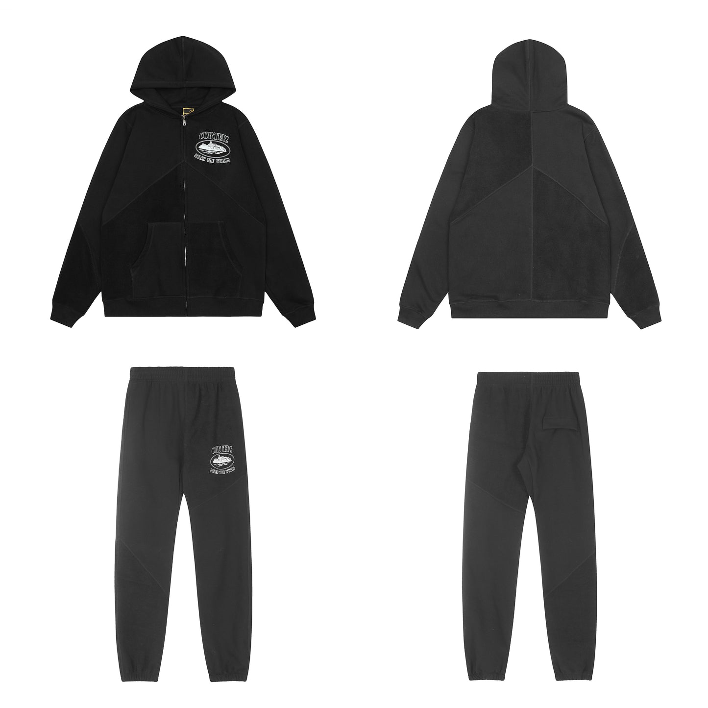 Corteiz Cotton Hooded Jacket Set