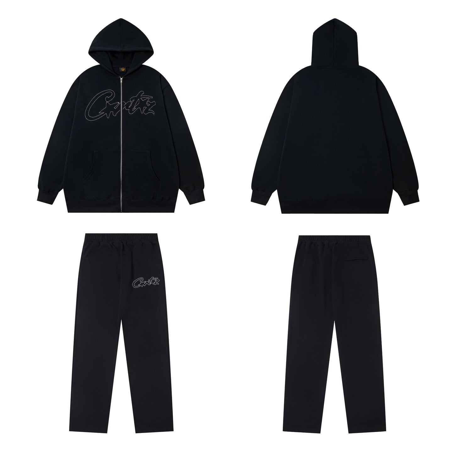 Corteiz Cotton Hooded Jacket Set