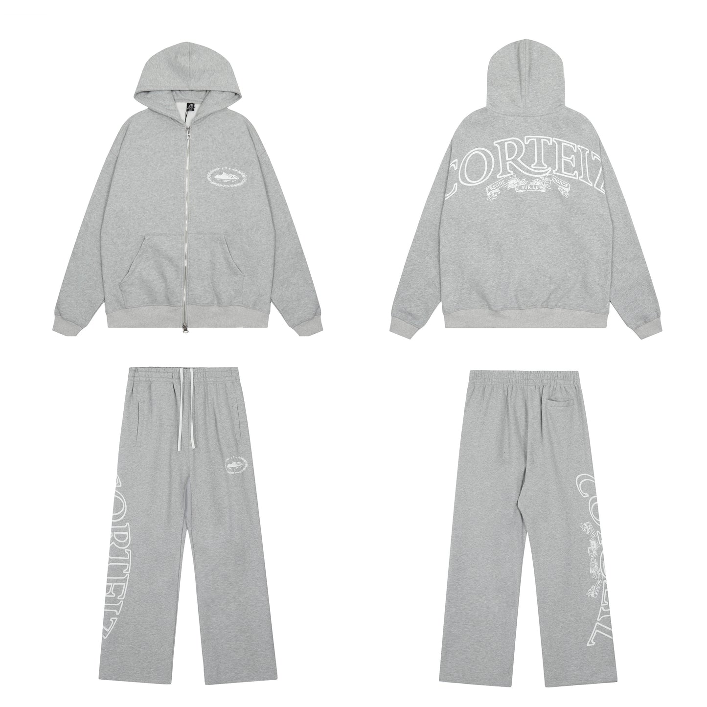 Corteiz Cotton Hooded Jacket Set