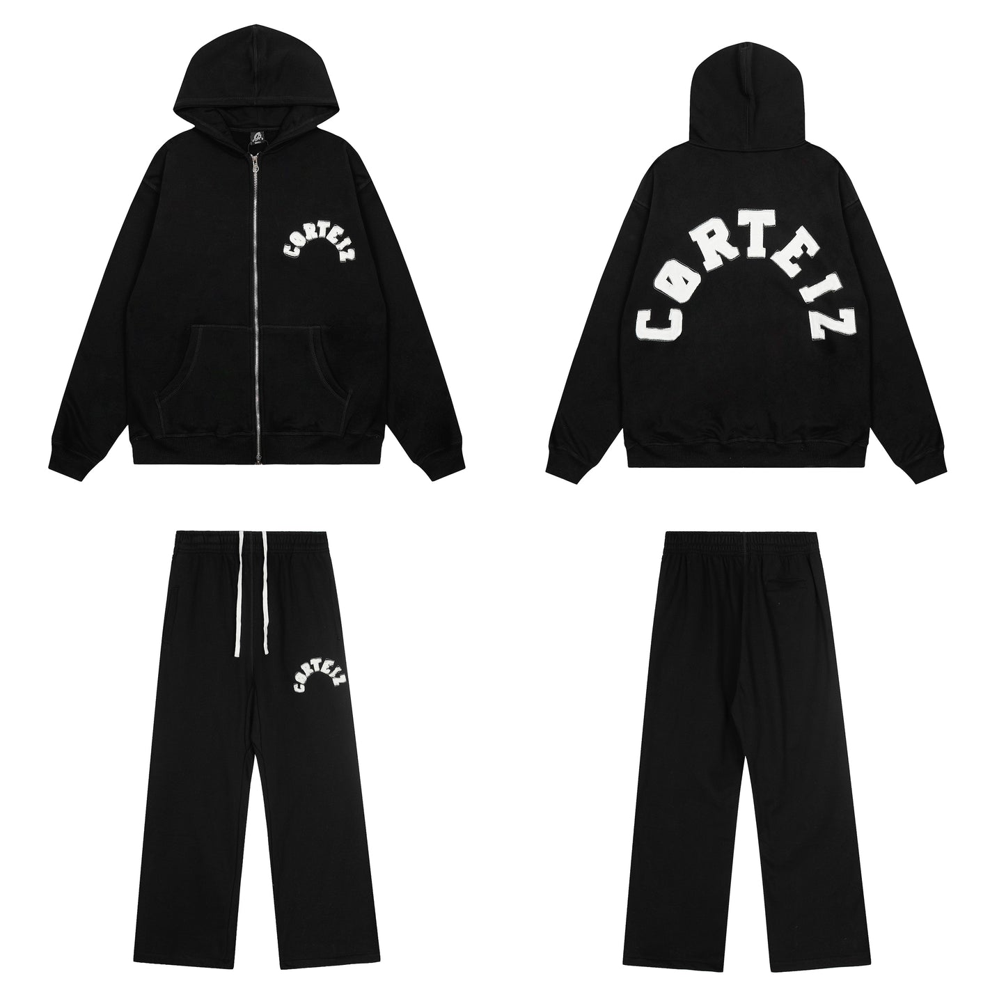 Corteiz Cotton Hooded Jacket Set