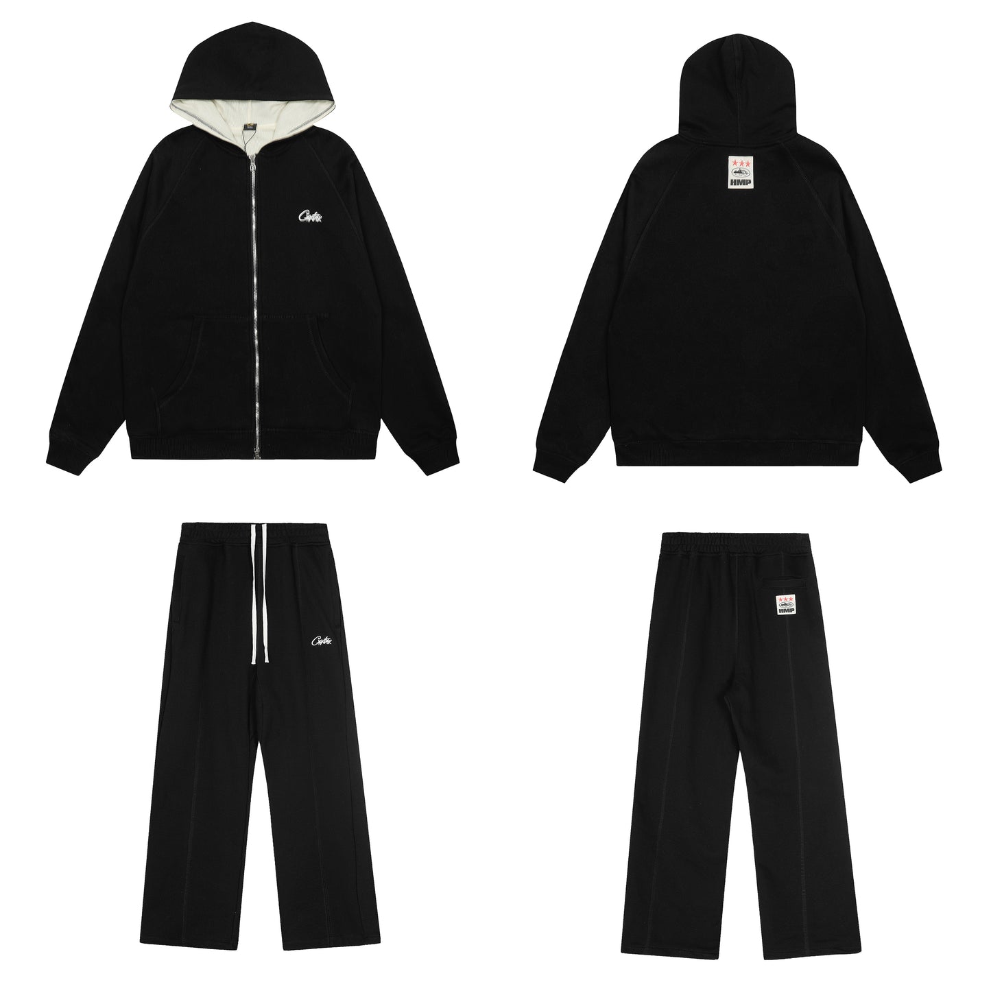 Corteiz Cotton Hooded Jacket Set