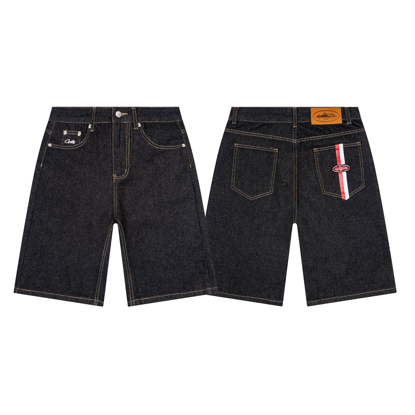 Corteiz Denim Shorts
