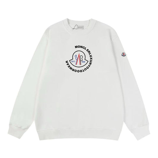 Moncler Black/White Cotton Sweatshirt