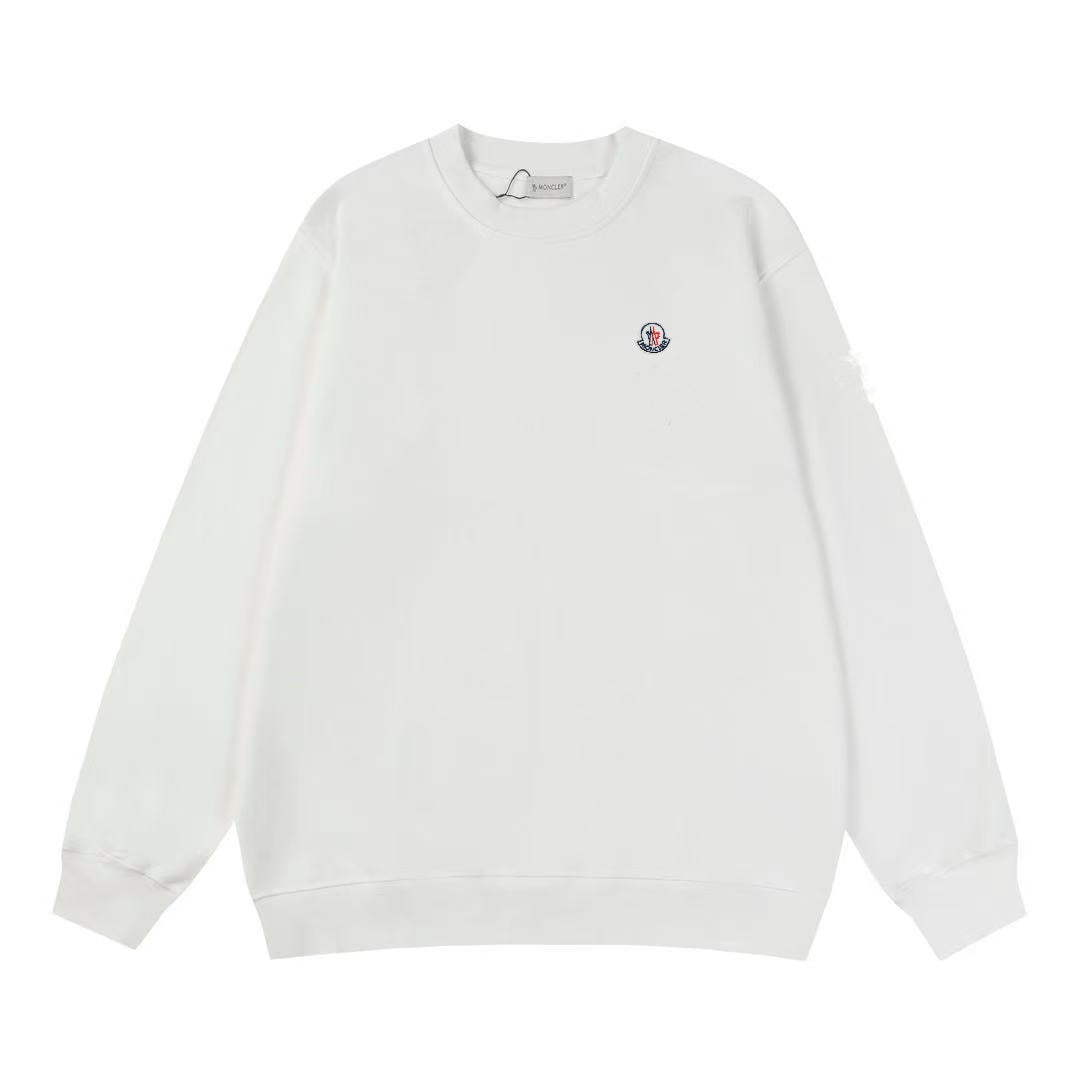 Moncler Black/White Cotton Sweatshirt