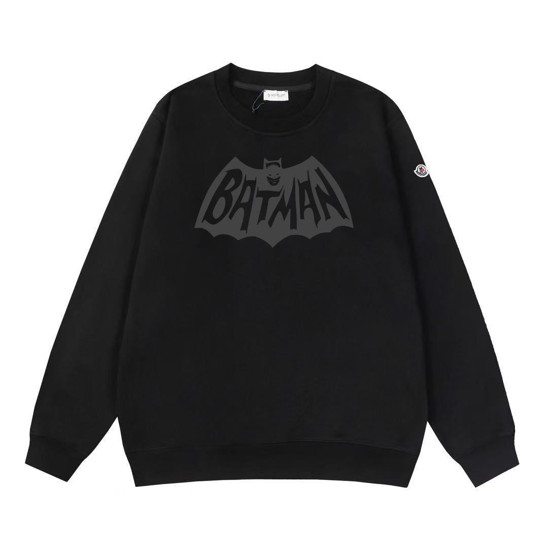 Moncler Black/White Cotton Sweatshirt