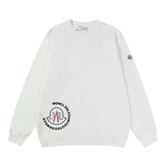 Moncler Black/White Cotton Sweatshirt
