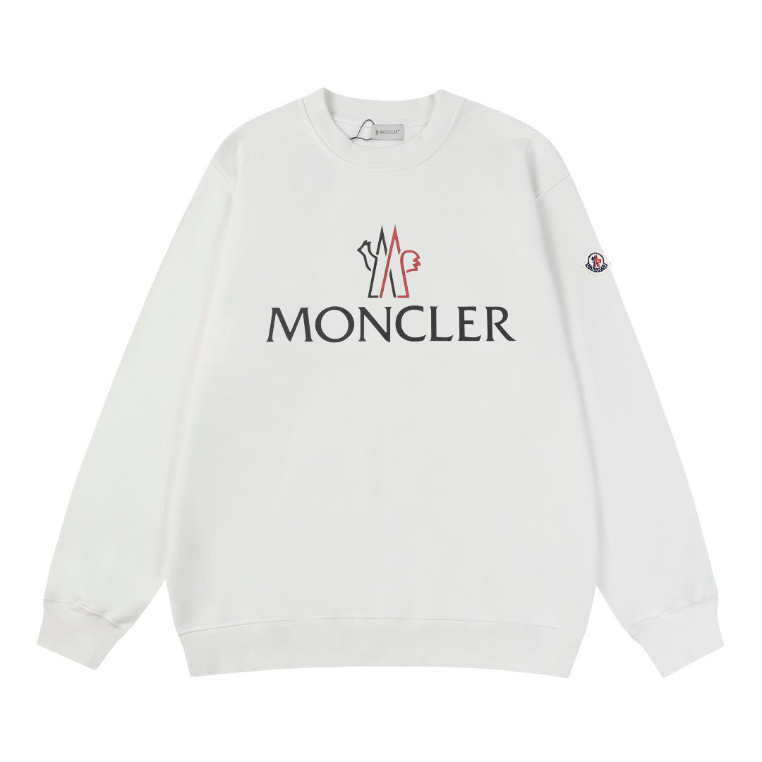 Moncler Black/White Cotton Sweatshirt