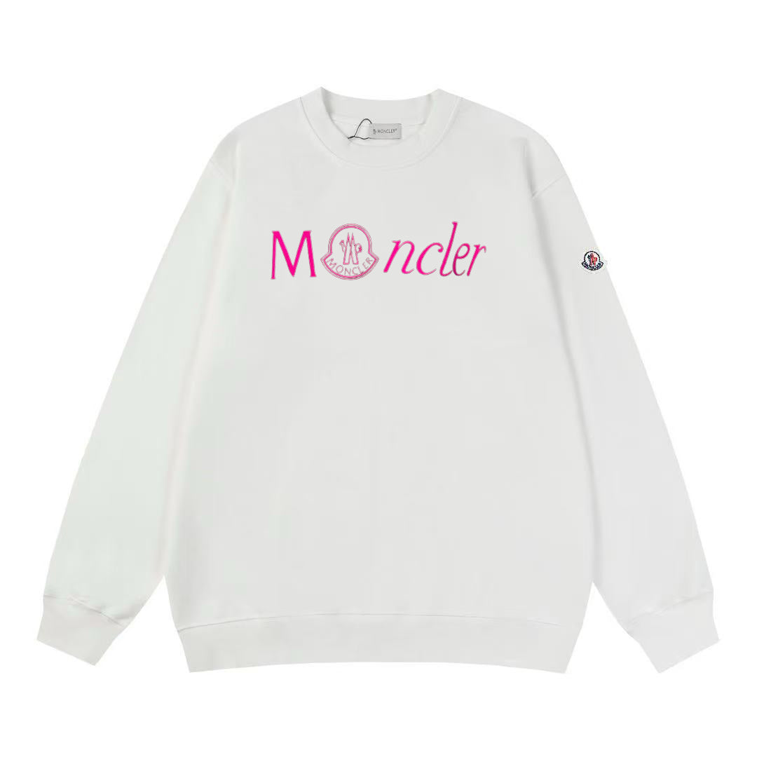 Moncler Black/White Cotton Sweatshirt