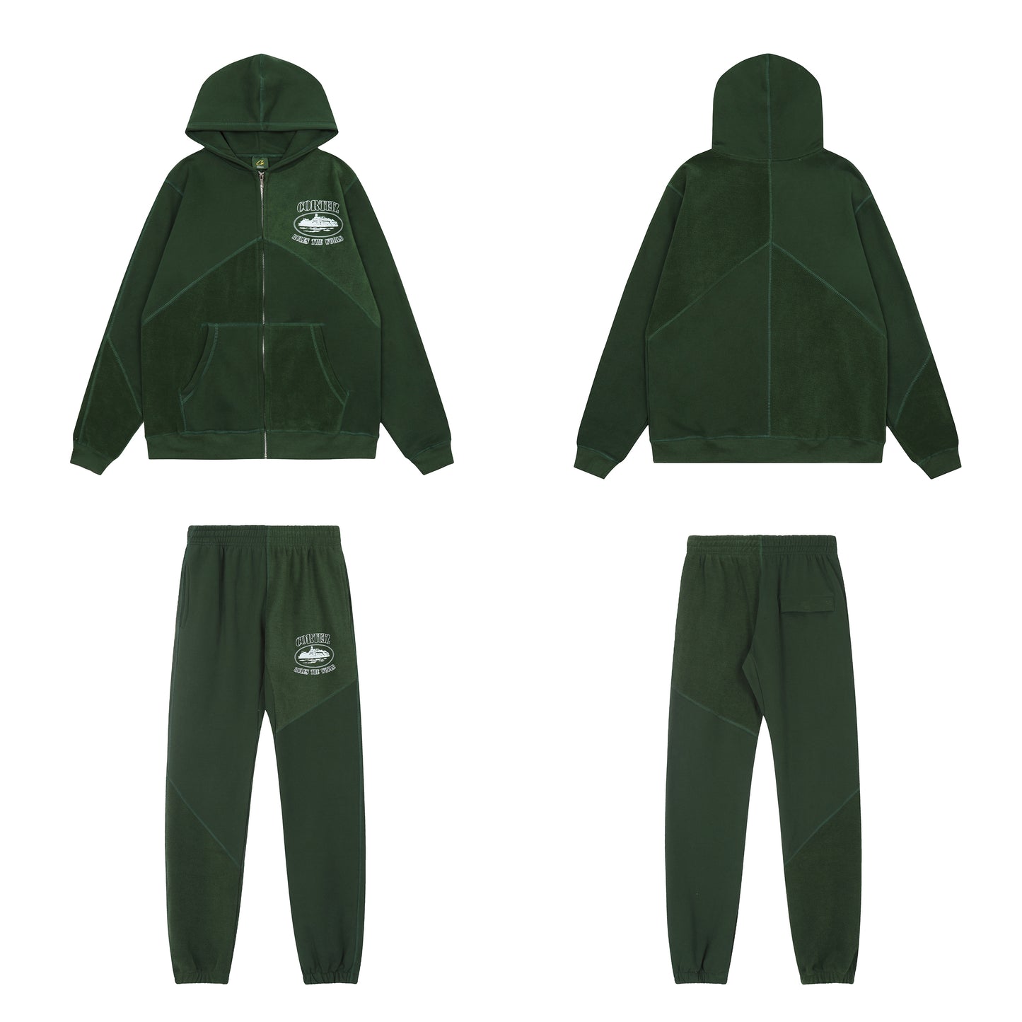 Corteiz Cotton Hooded Jacket Set