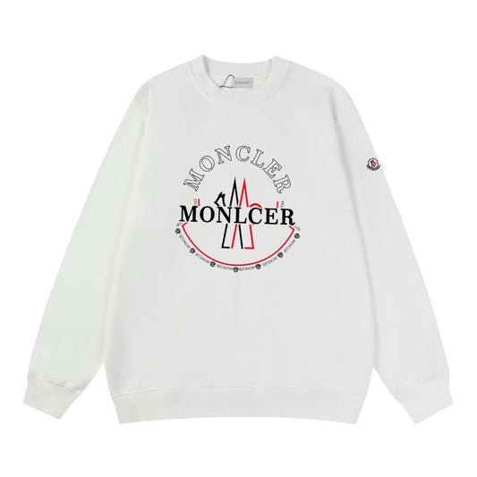 Moncler Black/White Cotton Sweatshirt