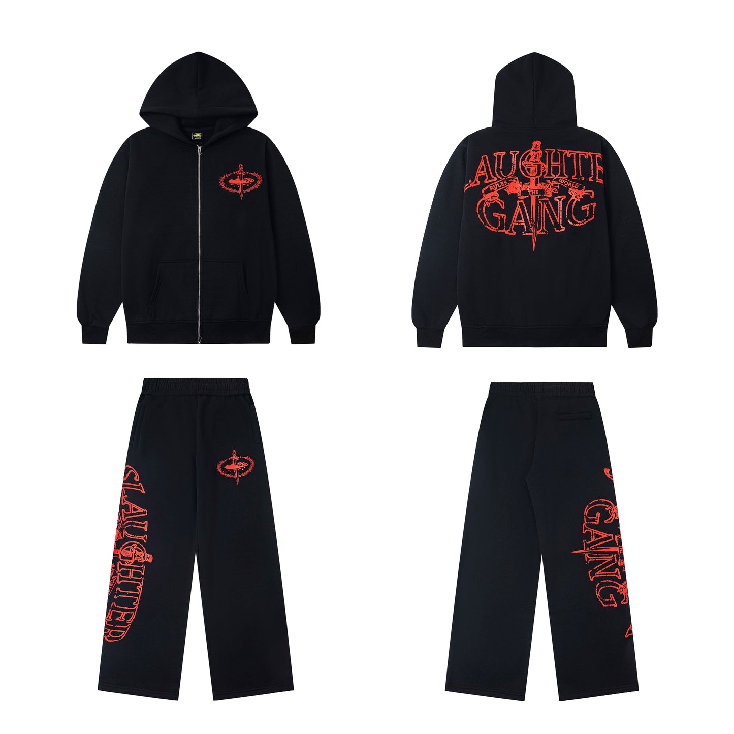 Corteiz Cotton Hooded Jacket Set