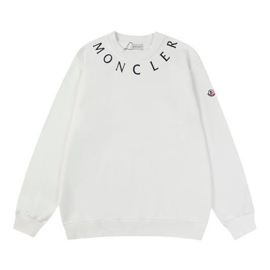 Moncler Black/White Cotton Sweatshirt