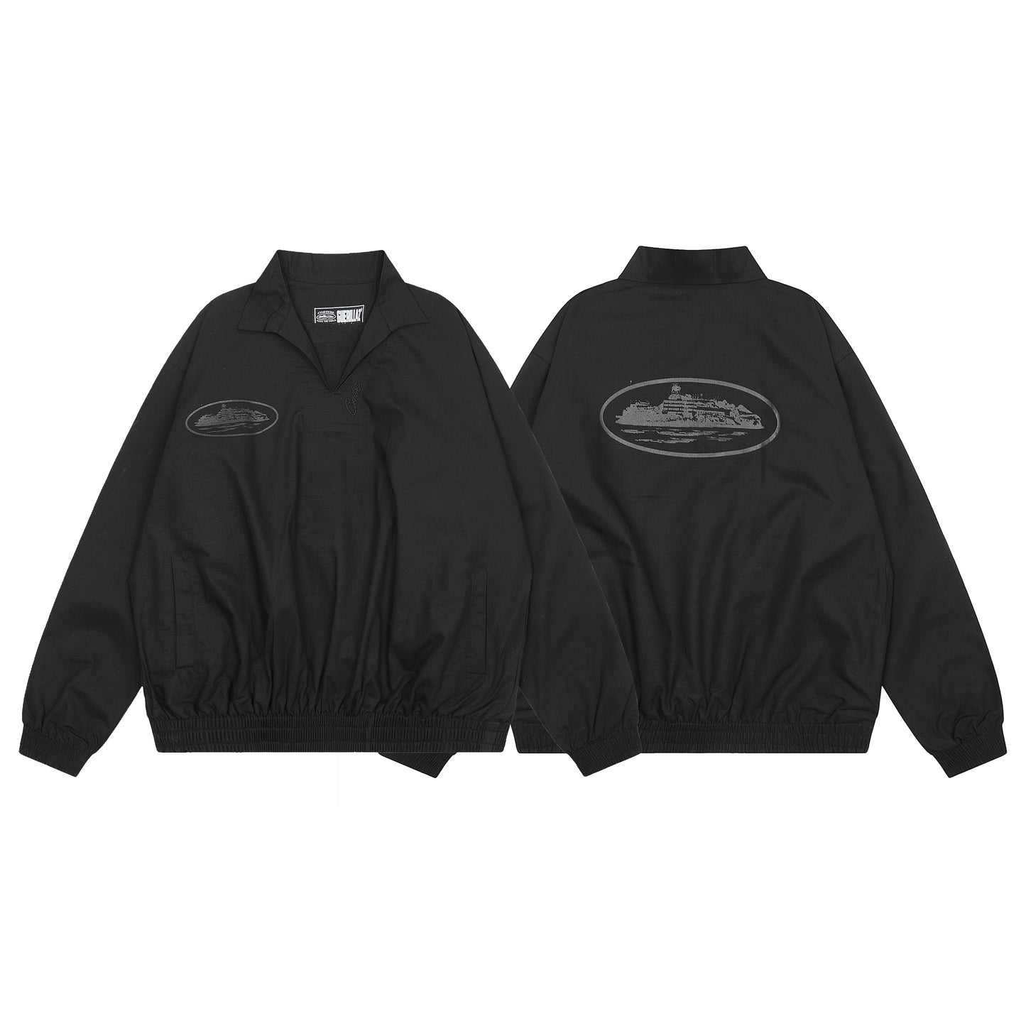 Corteiz Black Polos