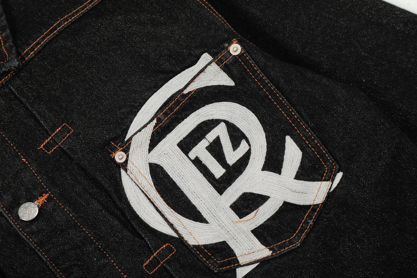Corteiz Black Denim Jacket
