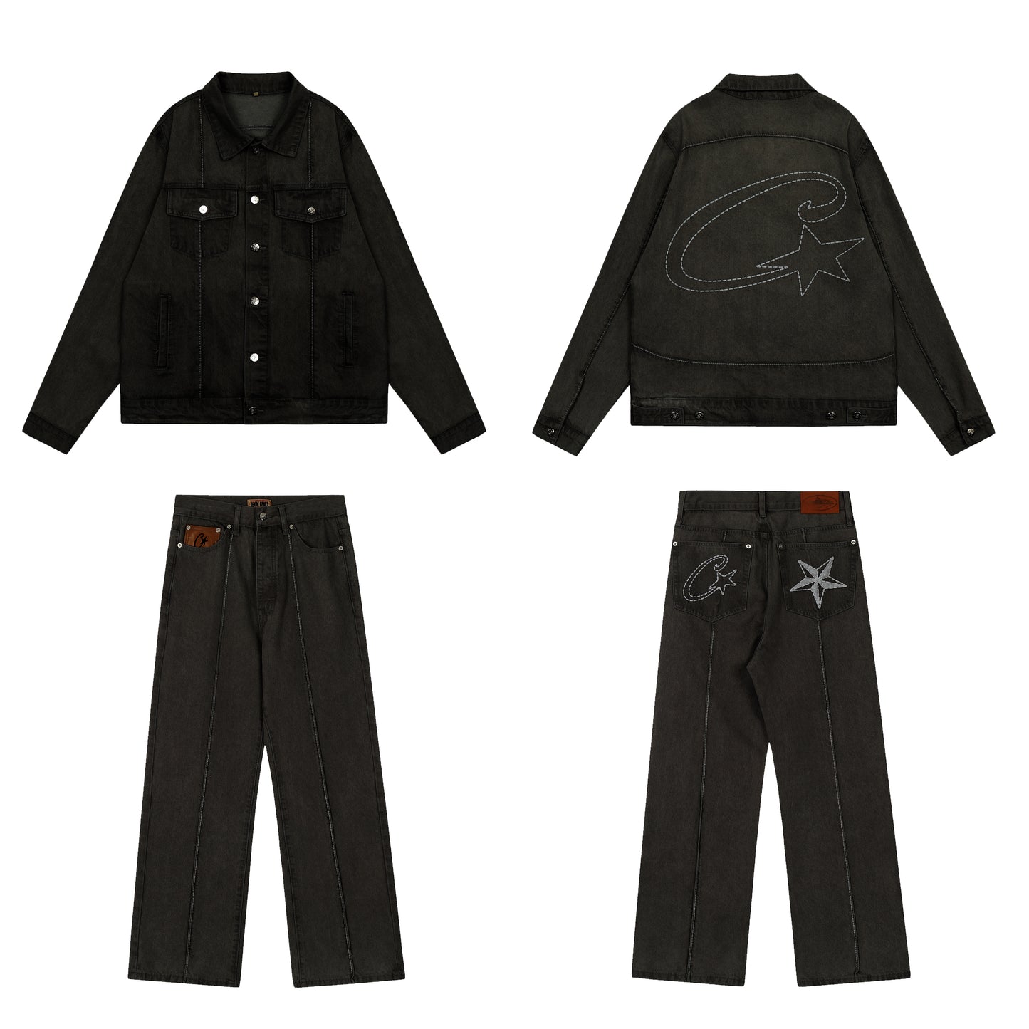Corteiz Denim Jacket Set