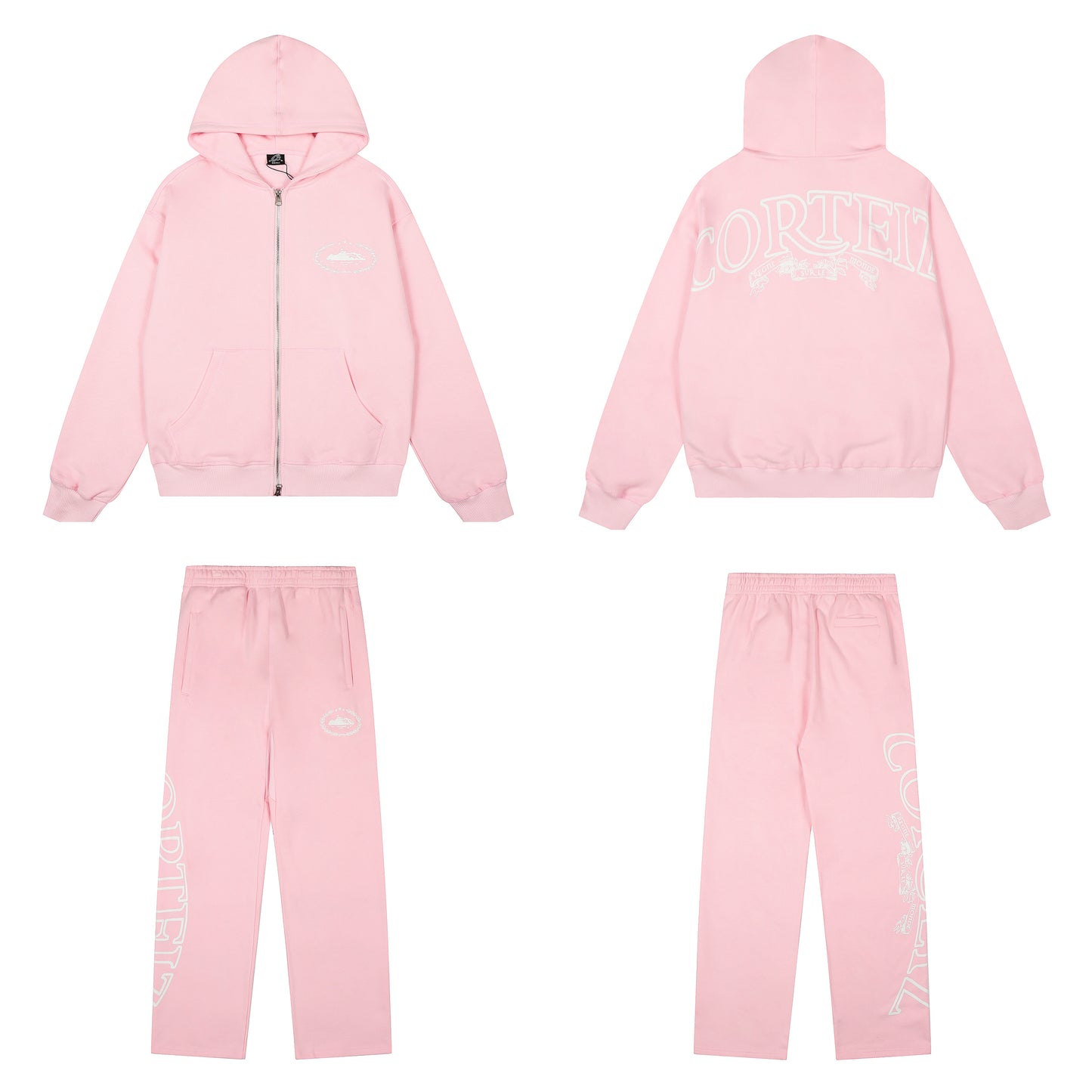 Corteiz Cotton Hooded Jacket Set
