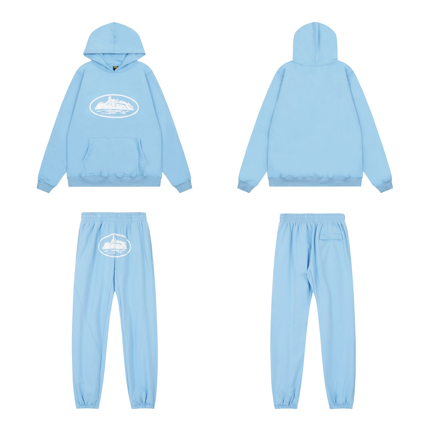 Corteiz Cotton Hoodie Set