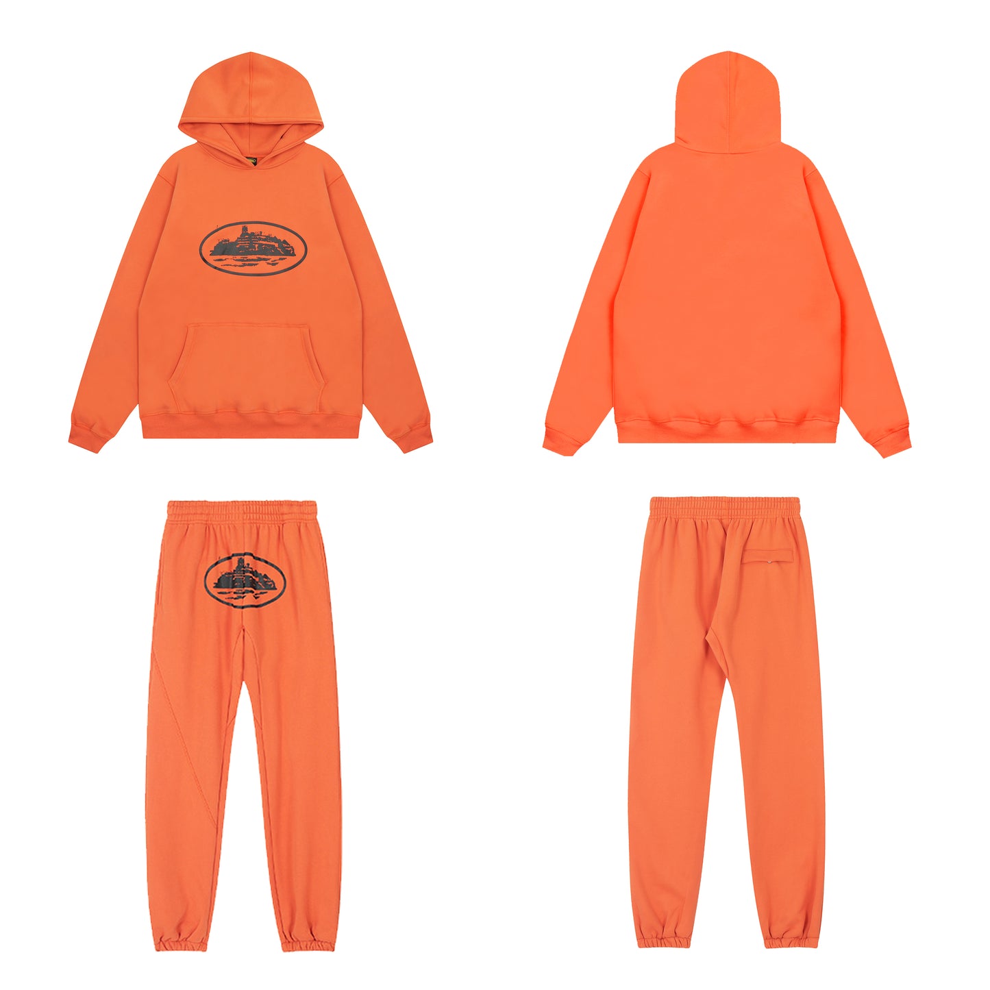 Corteiz Cotton Hoodie Set
