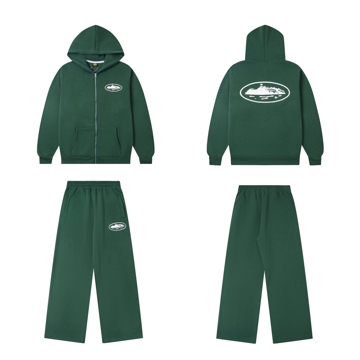 Corteiz Cotton Hooded Jacket Set