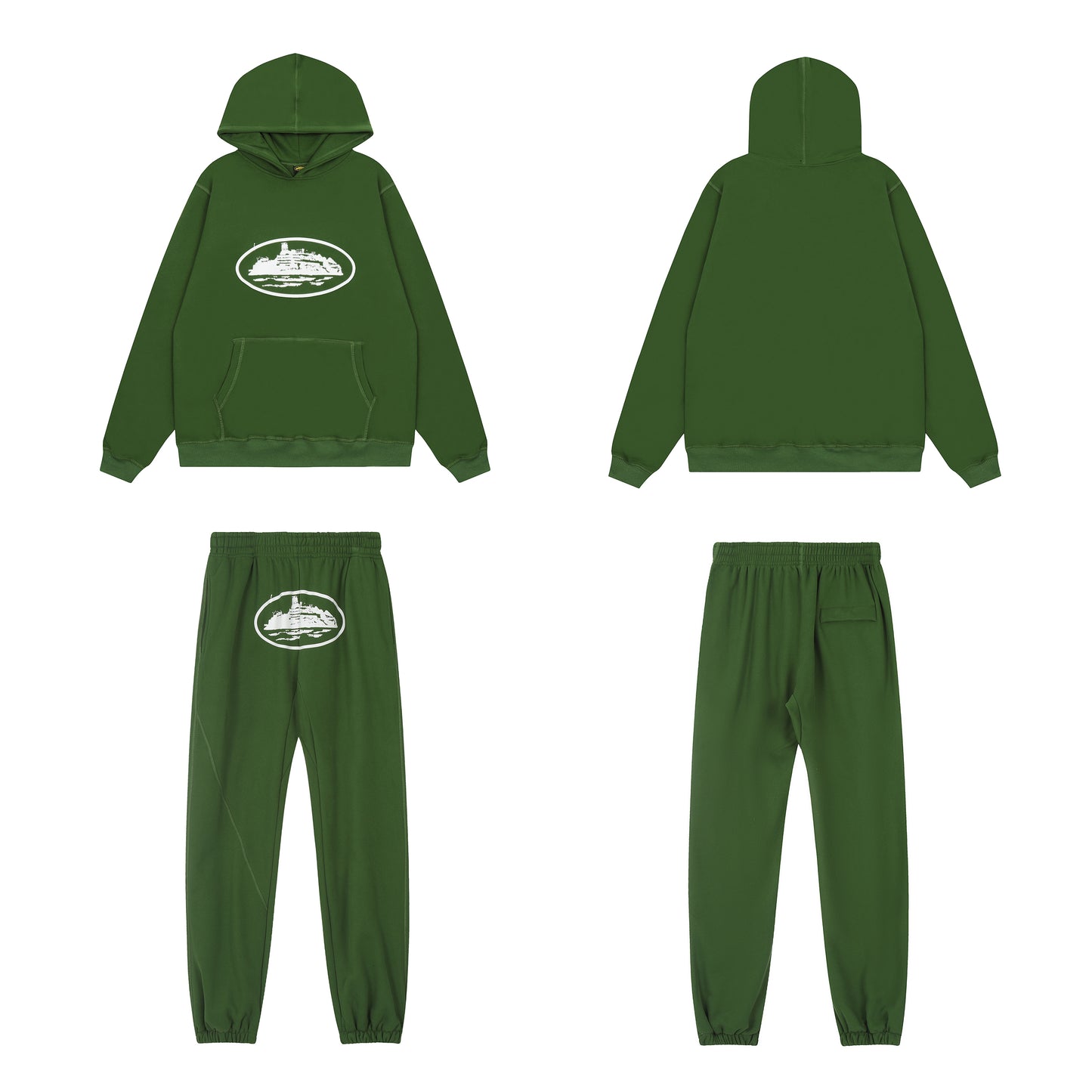 Corteiz Cotton Hoodie Set