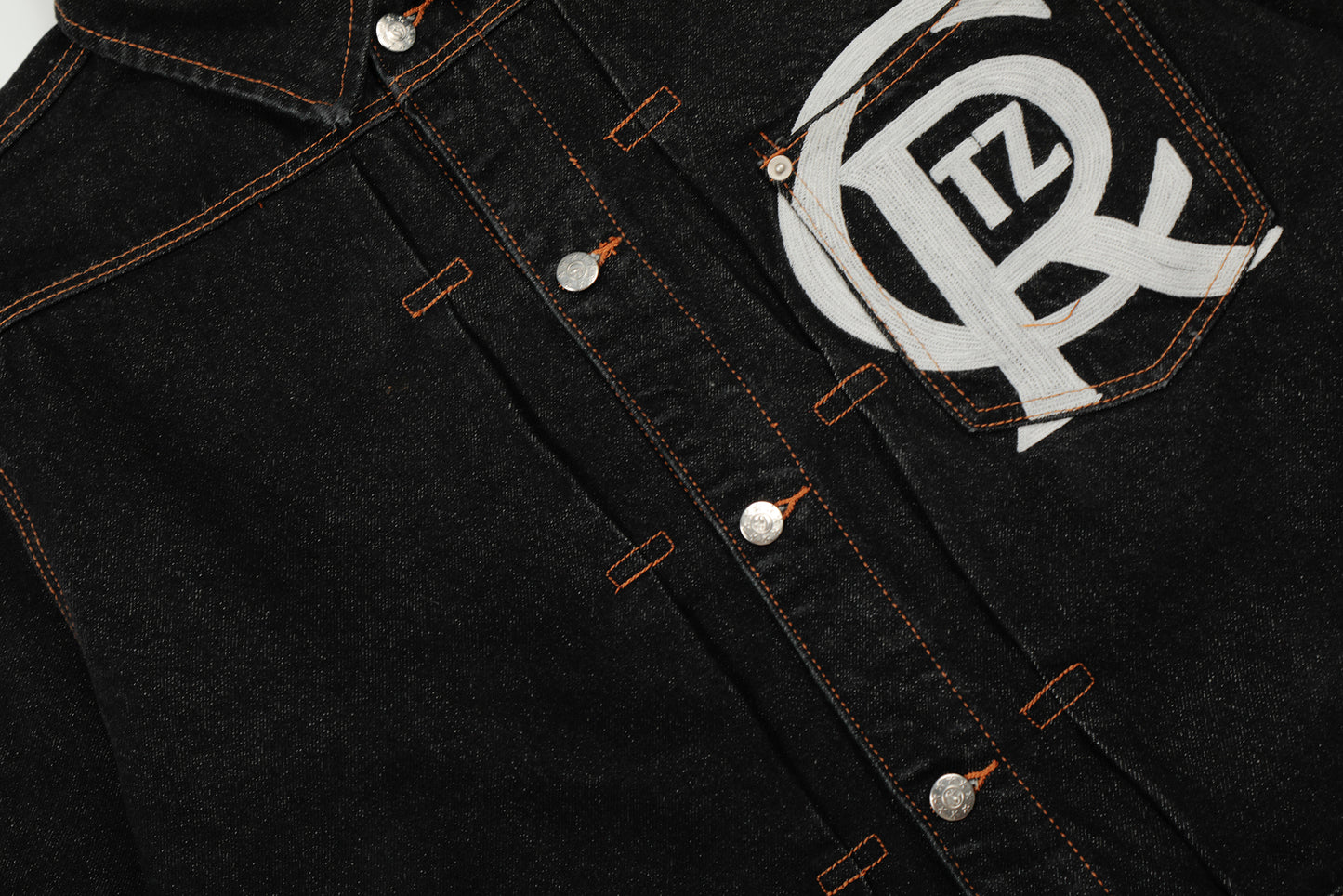 Corteiz Black Denim Jacket