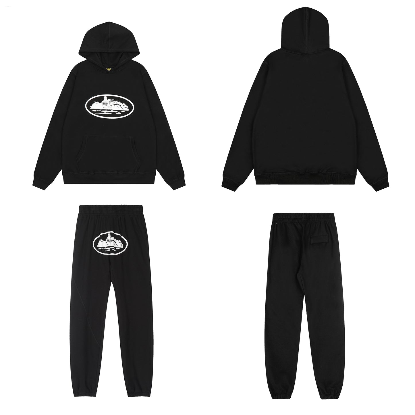 Corteiz Cotton Hoodie Set