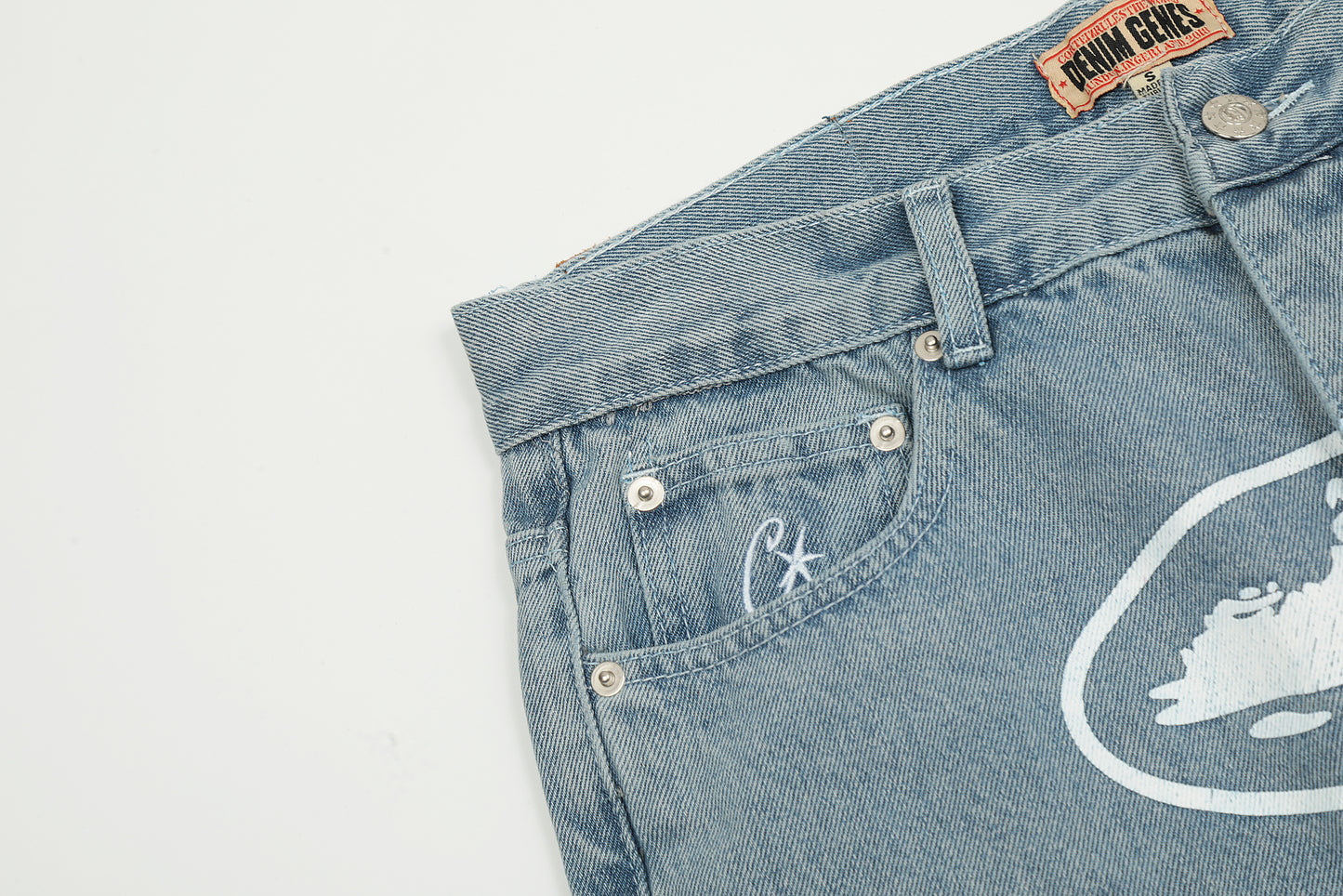 Corteiz Blue/Black Jeans