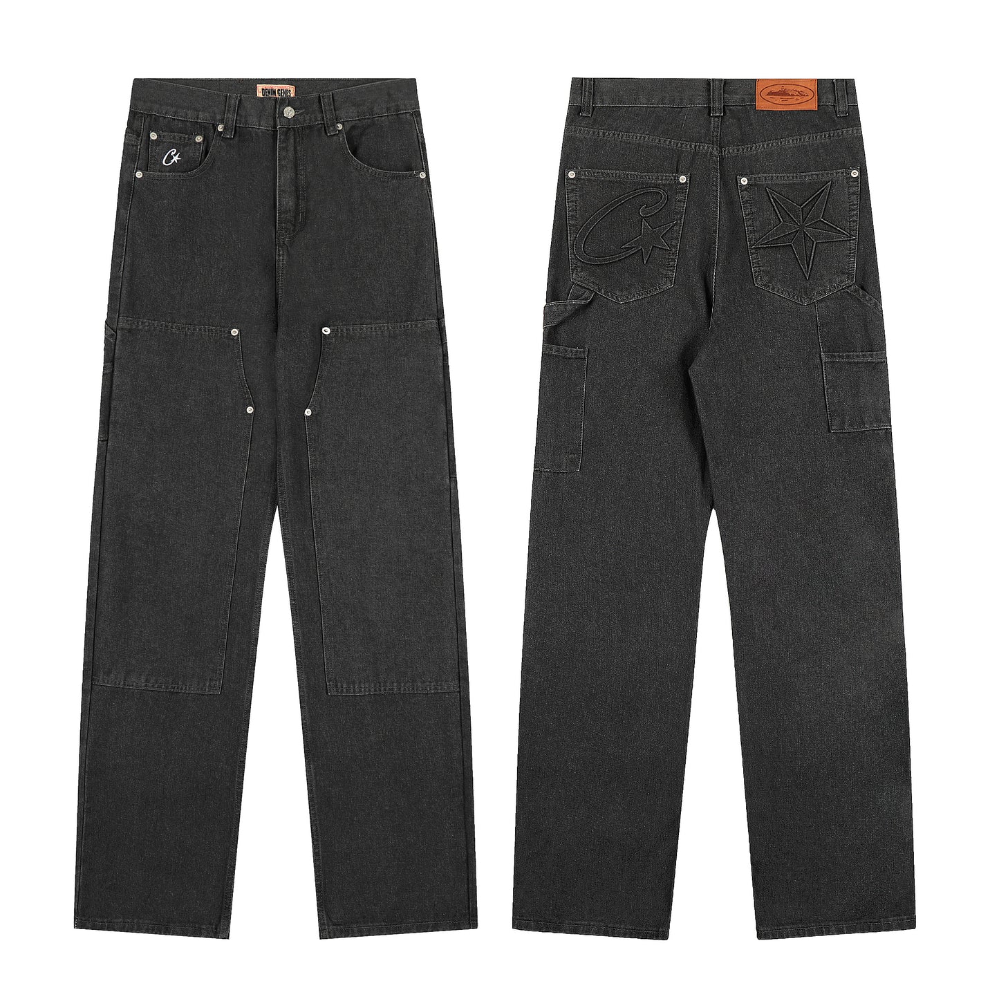 Corteiz Blue/Black Jeans