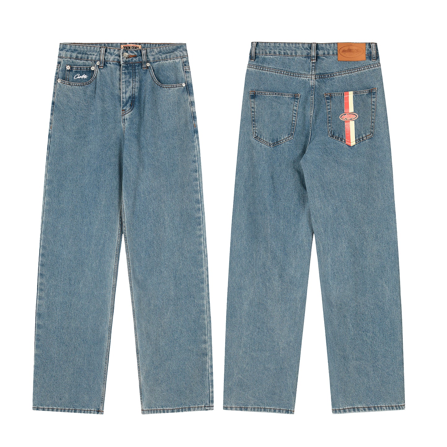 Corteiz Blue/Black Jeans