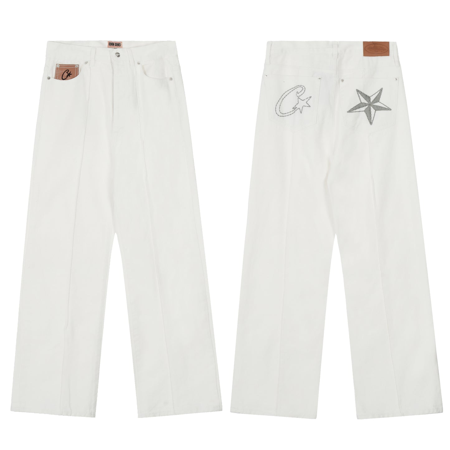 Corteiz Blue/Black/White/Gray Jeans